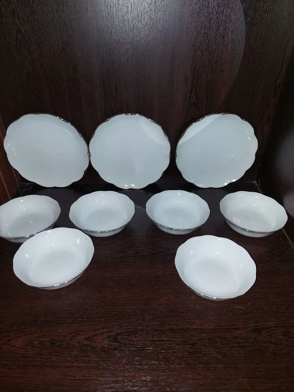 پیش دستی چینی خط طلا